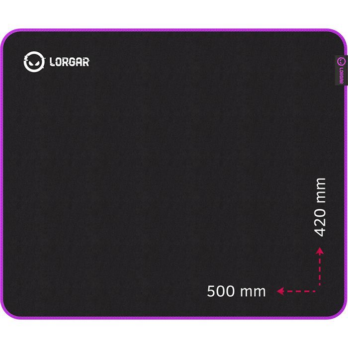 Коврик для мышки Lorgar Main 315 Black/Purple (LRG-GMP315)