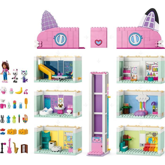 Конструктор LEGO Gabby's Dollhouse Ляльковий будиночок Ґаббі 498 деталей (10788) зображення 3
