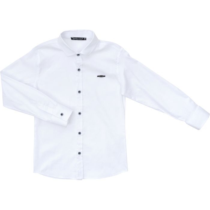 Рубашка детская Blueland с длинным рукавом (10680-140B-white)