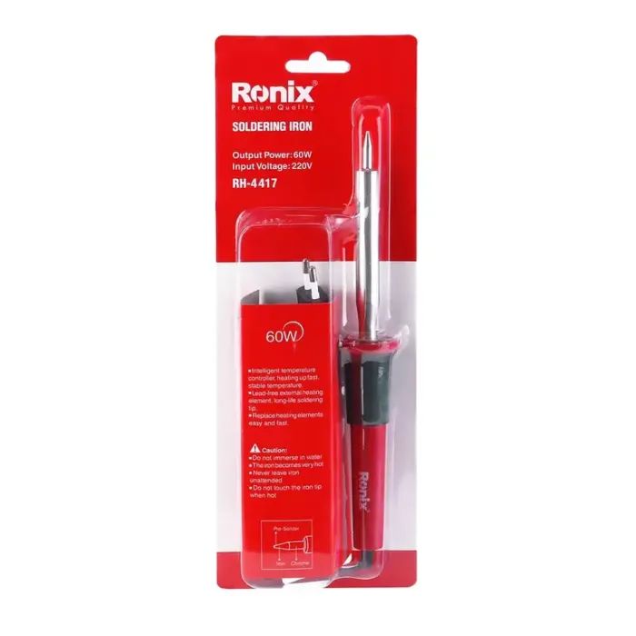 Паяльник электрический Ronix 60Вт (RH-4417) изображение 6
