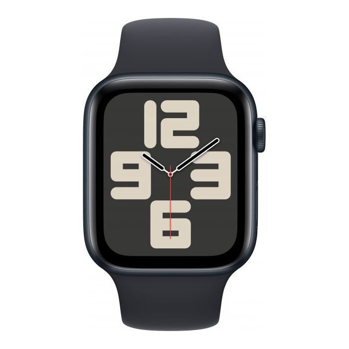 Смарт-часы Apple Watch SE 2023 GPS 44mm Midnight Aluminium Case with Midnight Sport Band - M/L (MRE93QP/A) изображение 2