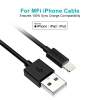 Дата кабель USB 2.0 AM to Lightning 1.2m 2.4A MFI Choetech (IP0026) зображення 2
