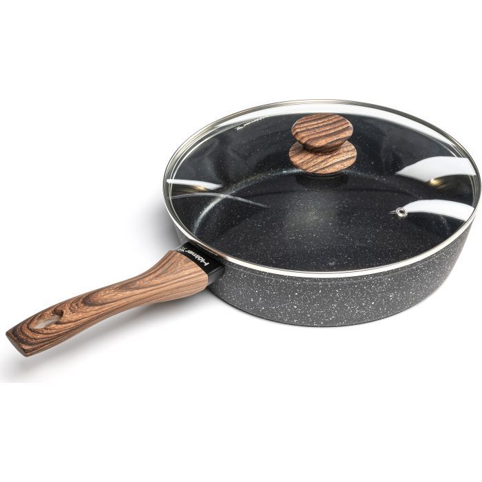 Сотейник Hölmer Natural кований з кришкою 28 см (DF-42828-FAMWL Natural) зображення 2