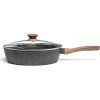 Сотейник Hölmer Natural кований з кришкою 28 см (DF-42828-FAMWL Natural)