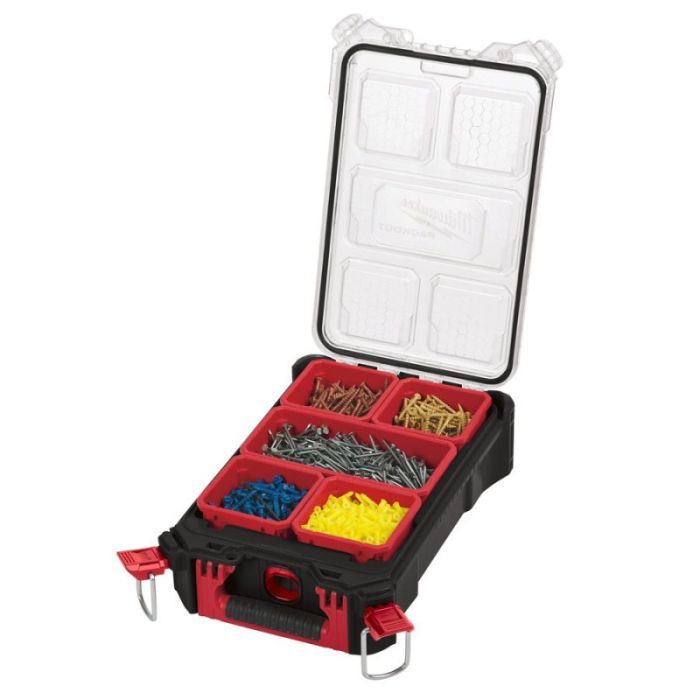 Ящик для инструментов Milwaukee органайзер компактный PACKOUT 380х250х120мм (4932464083) изображение 5