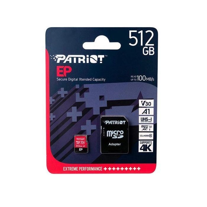 Карта памяти Patriot 512GB microSD class 10 UHS-I U3 (PEF512GEP31MCX) изображение 3