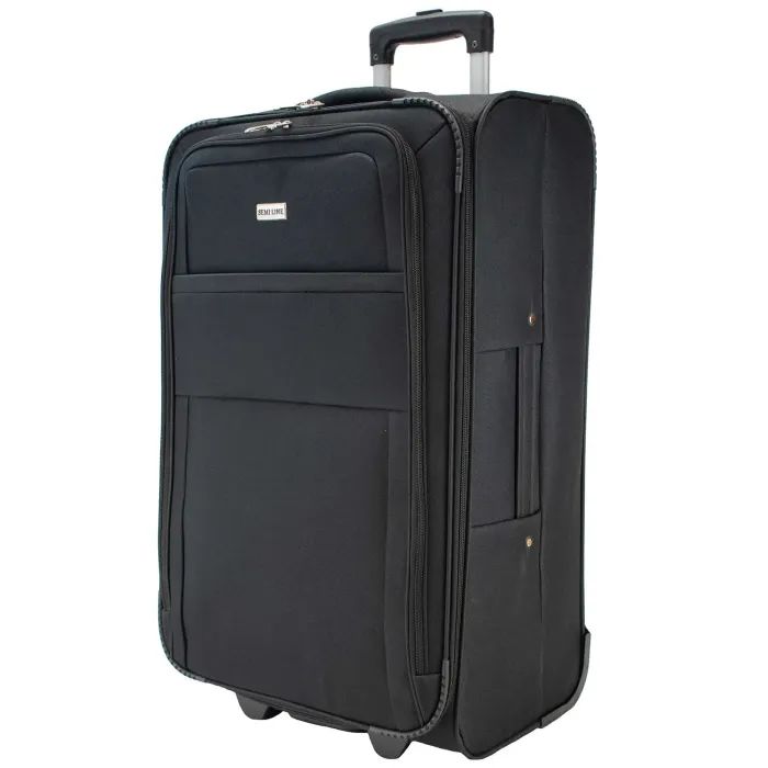 Чемодан Semi Line Поліестр 22" M Чорна (T5601-2)