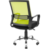 Офисное кресло Richman Джина Хром Пиастра Сетка черная+зеленая (ADD0003093) изображение 3