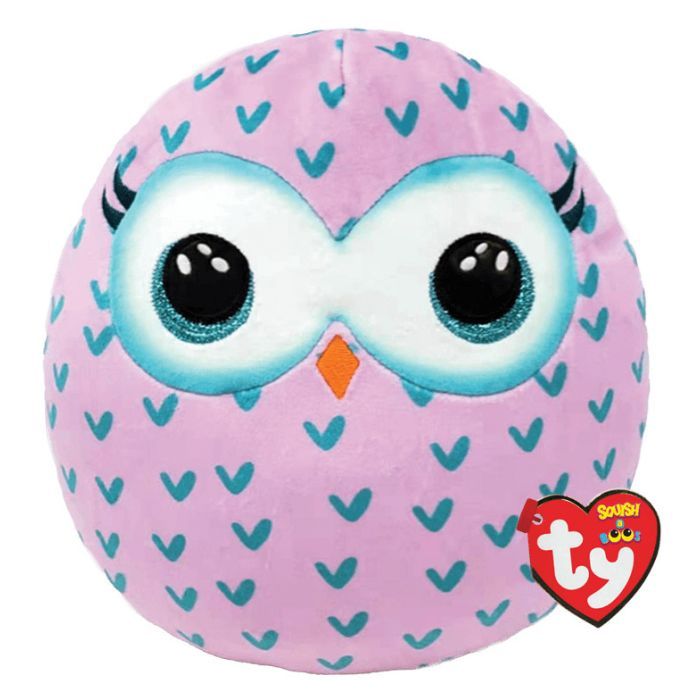 Мягкая игрушка Ty Squish-A-Boos Сова WINKS 40 см (39317)