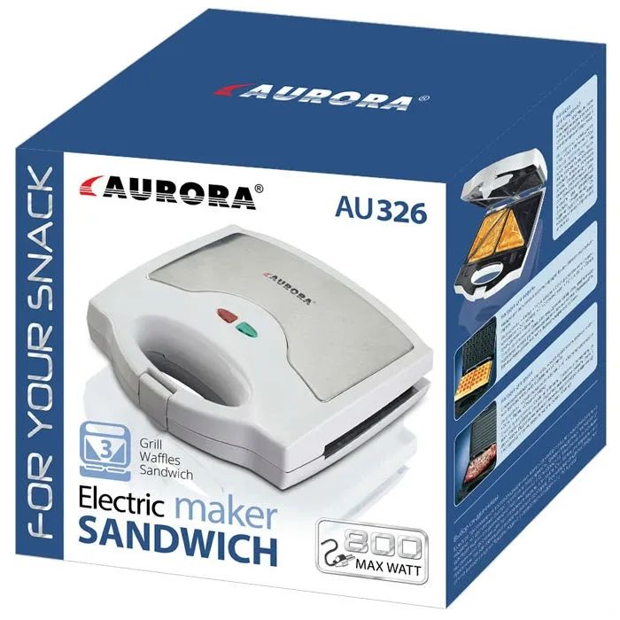 Сэндвичница Aurora AU326 изображение 3