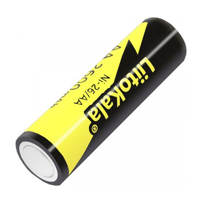 Аккумулятор Liitokala AA 2600mAh 1.2V Ni-MH, blister 1 pcs (Ni-26/AA) изображение 3