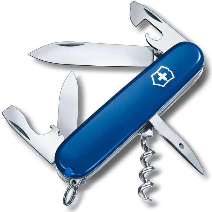 Нож Victorinox Spartan Ukraine 91 мм Синьо-прозорий/Жовтий (1.3603.T2.8) изображение 3