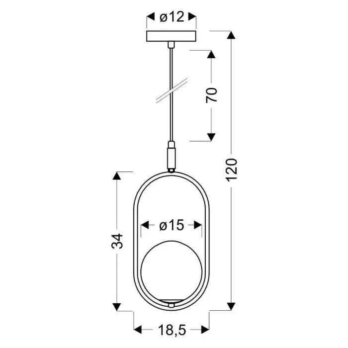 Люстра Candellux Cordel (31-10148) зображення 5