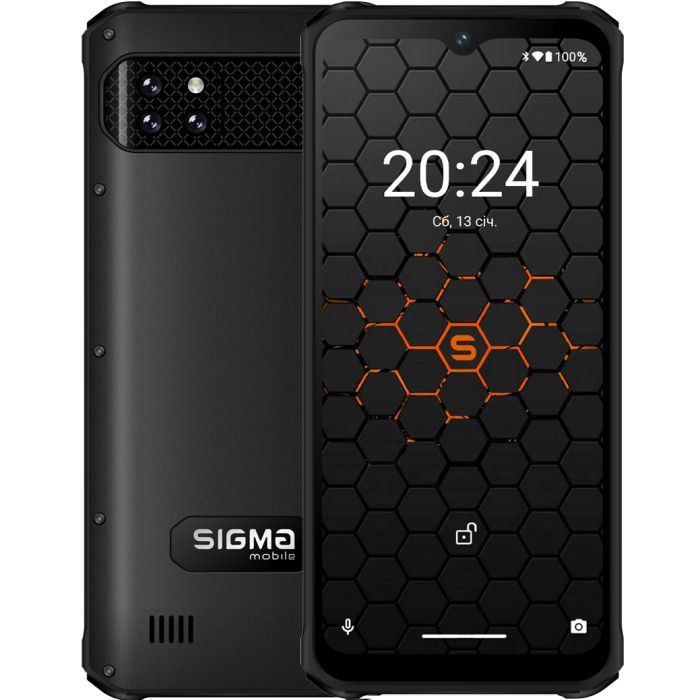 Мобильный телефон Sigma X-treme PQ56 Black Orange (4827798338025)