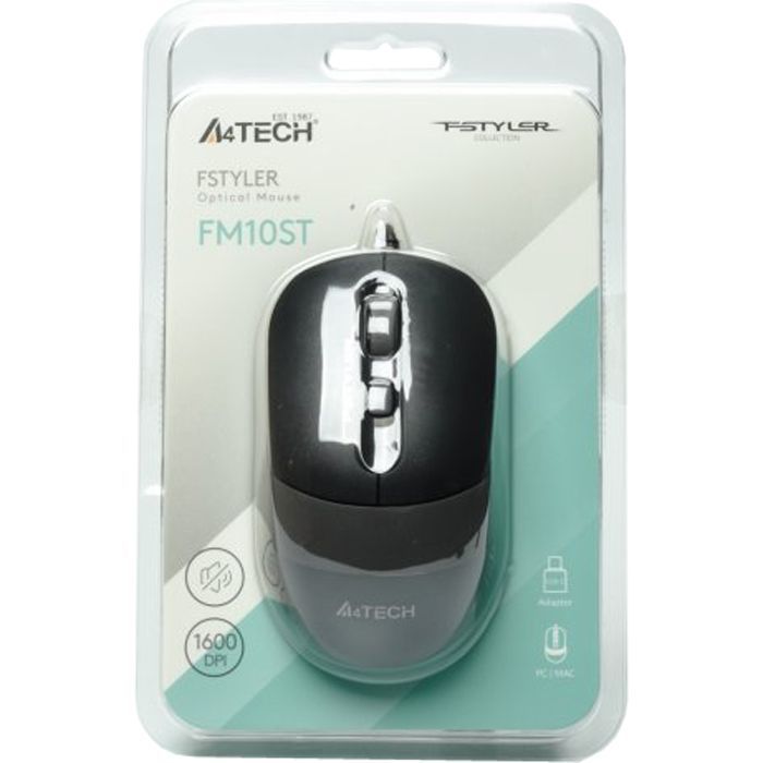 Мишка A4Tech FM10ST USB Grey (4711421990134) зображення 9