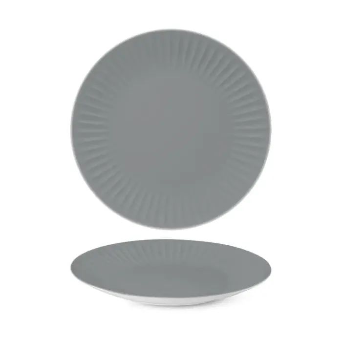 Тарелка G.Benedikt Ribby Color Gravel Grey 27 см (RIB2127-X9243)