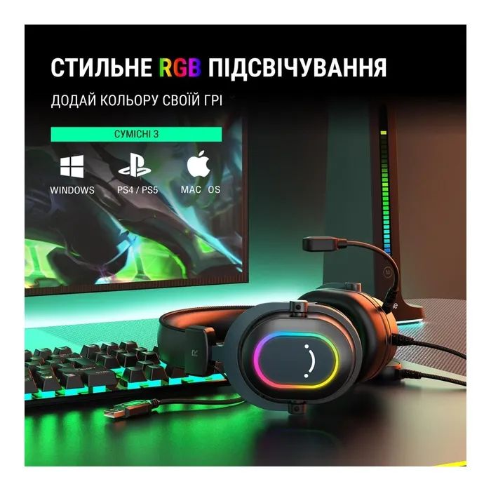 Наушники Fifine H6 RGB 7.1 Pink (H6P) изображение 11
