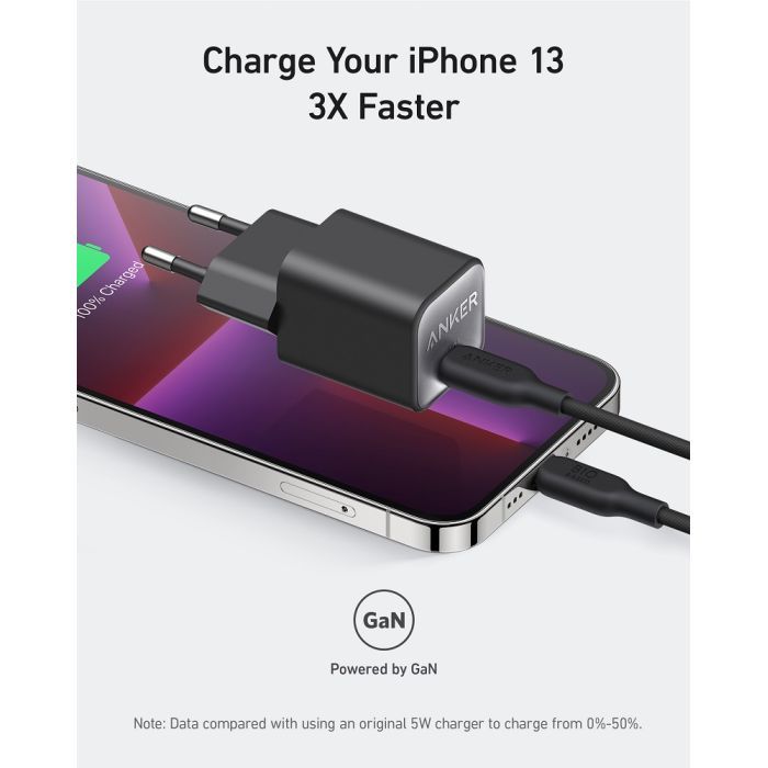 Зарядний пристрій Anker PowerPort 511 Nano III - 30W USB-C White (A2147G21) зображення 6