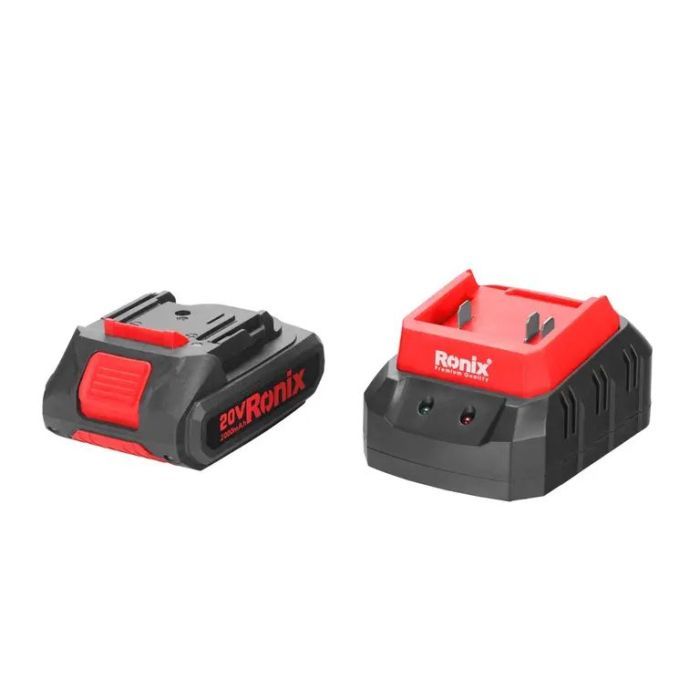 Гайковерт Ronix 20В, 350Нм, комплект (8654) зображення 8