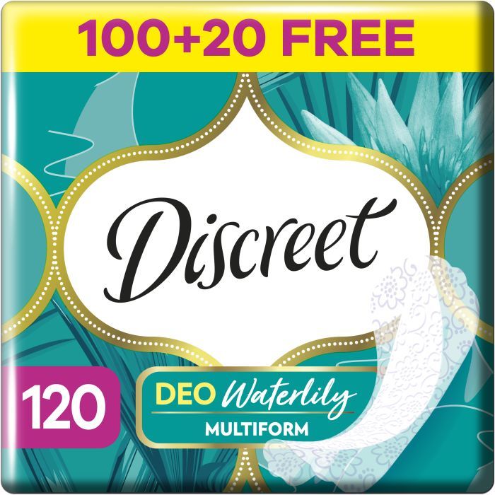 Щоденні прокладки Discreet Deo Water Lily 60 шт. (8001090170354/8700216152983)