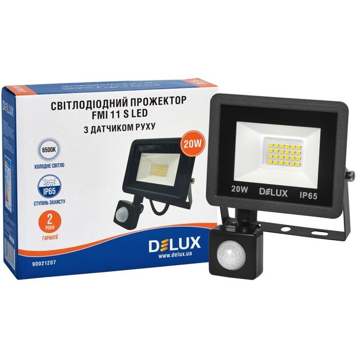 Прожектор Delux FMI 11 S LED 20Вт 6500K IP65 (90021207) изображение 4
