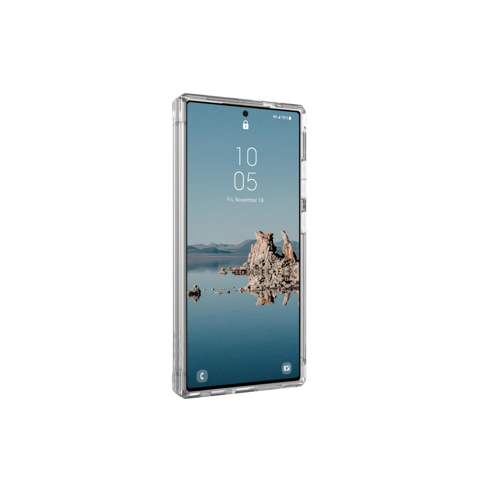 Чохол до мобільного телефона UAG Samsung Galaxy S24 Ultra, Plyo Pro, Ice/Silver (214431114333) зображення 6