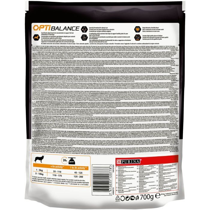 Сухий корм для собак Purina Pro Plan Dog Small&Mini Adult з куркою і рисом 700 г (7613035120778) зображення 4