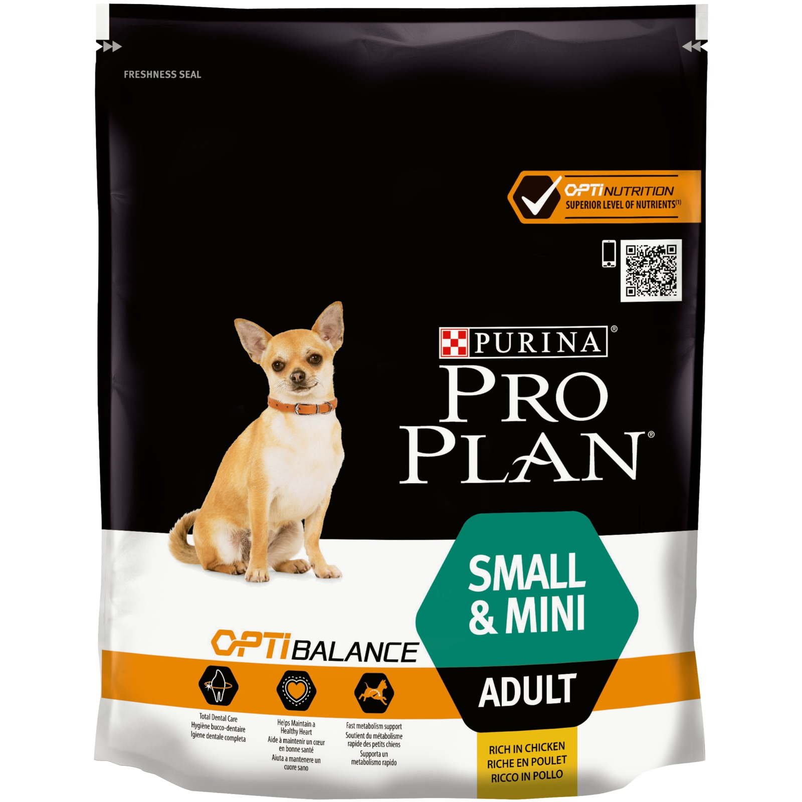 Сухий корм для собак Purina Pro Plan Dog Small&Mini Adult з куркою і рисом 700 г (7613035120778)