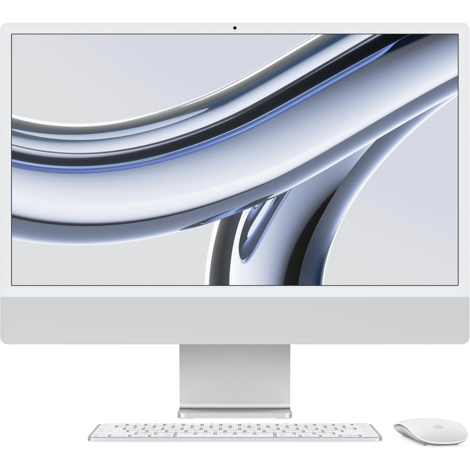 Комп'ютер Apple A2873 24" iMac Retina 4.5K / Apple M3 with 10-core GPU, 256SSD, Silver (MQRJ3UA/A)