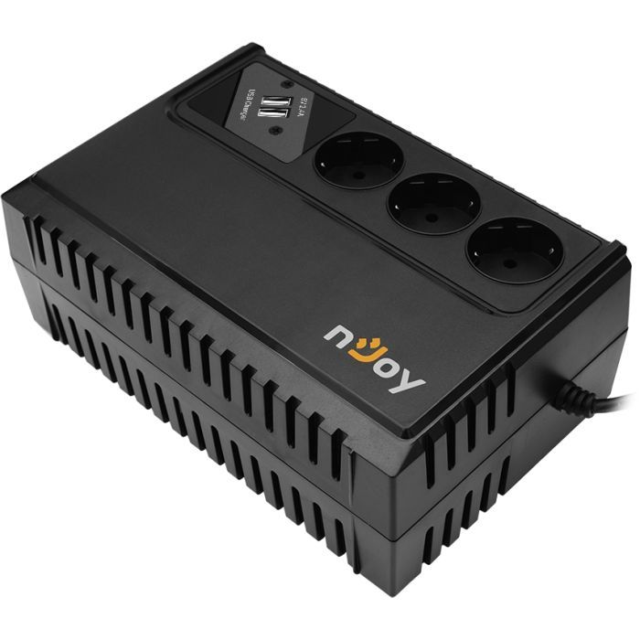 Пристрій безперебійного живлення nJoy RENTON 650VA USB (UPLI-LI065RE-CG01B) зображення 2