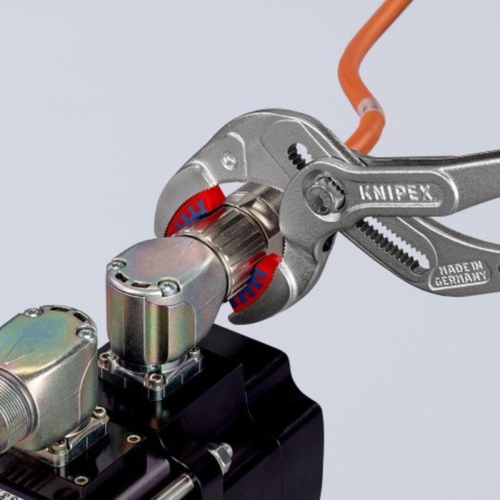 Ключ KNIPEX трубний переставний з резиновою накладкою (81 13 250) зображення 6