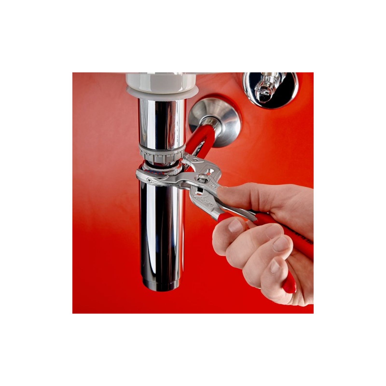 Ключ KNIPEX трубный переставной с резиновой накладкой (81 13 250) изображение 7