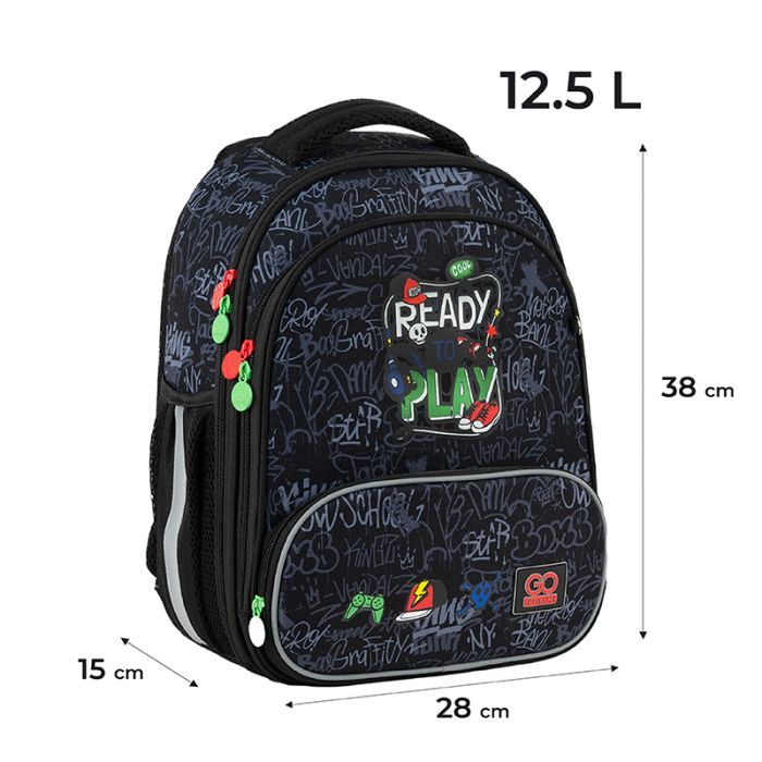 Рюкзак школьный GoPack Education 597M-6 Ready2Play (GO24-597M-6) изображение 2