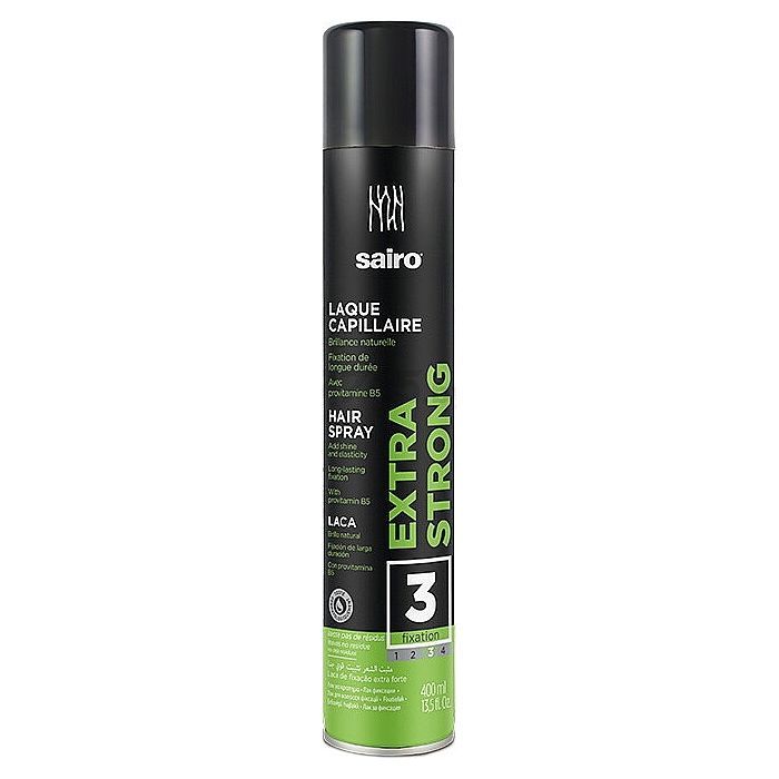 Лак для волос Sairo Extra Strong 3 Экстрасильная фиксация 400 мл (8414227086303)