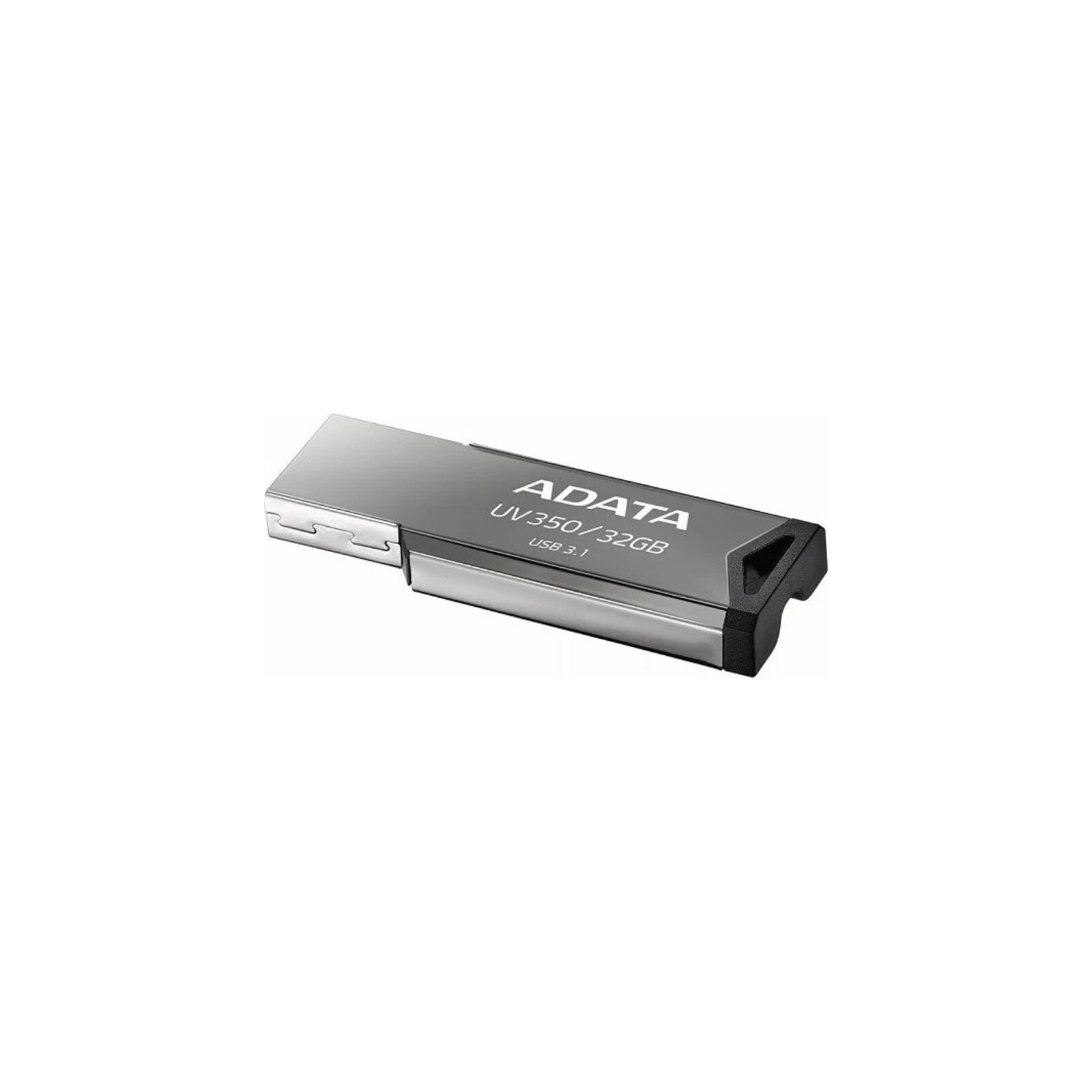 USB флеш накопитель ADATA 32GB UV350 Metallic USB 3.2 (AUV350-32G-RBK) изображение 4