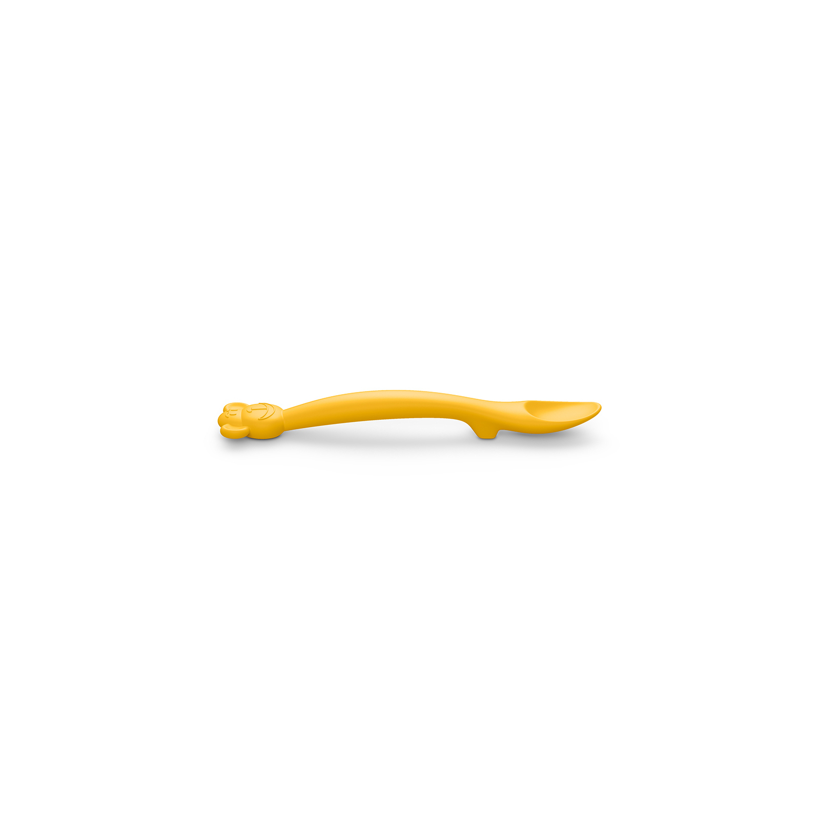 Набір дитячого посуду Suavinex Ложка силіконова, жовта мавпа (401353) зображення 2