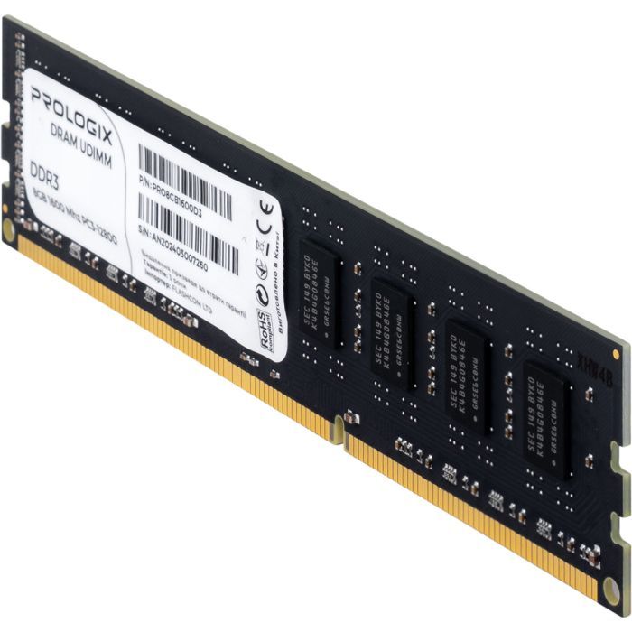 Модуль памяти для компьютера DDR3 8GB 1600 MHz Prologix (PRO8GB1600D3) изображение 3