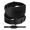 Атлетический пояс RDX 6 шкіряний Full Black S (WBS-6FB-S) изображение 2