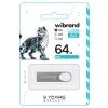USB флеш накопитель Wibrand 64GB Irbis Silver USB 2.0 (WI2.0/IR64U3S) изображение 2