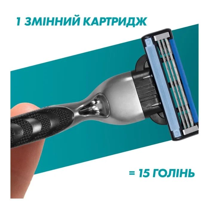 Бритва Gillette Mach3 с 12 сменными картриджами (7702018425853) изображение 5