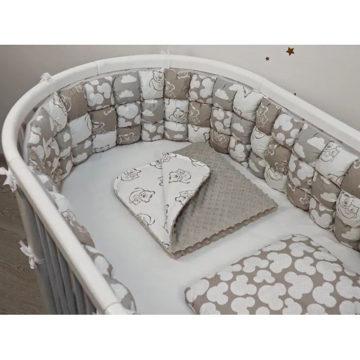 Детский постельный набор Ingvart Бисквитная мягкость в кроватке Nika (9016-02) изображение 3