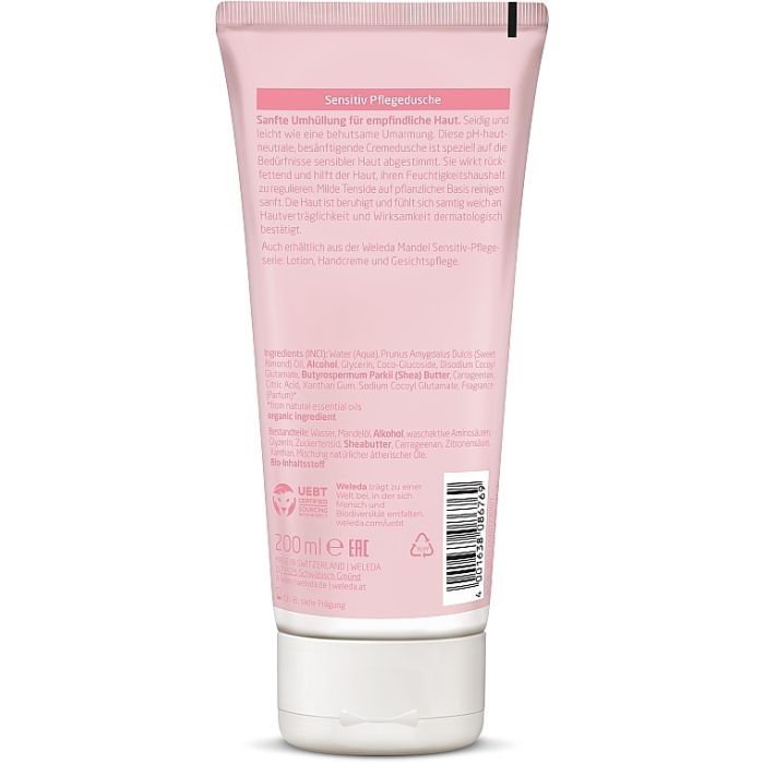 Гель для душу Weleda Almond Sensitive Skin Body Wash 200 мл (7611916154287) зображення 3