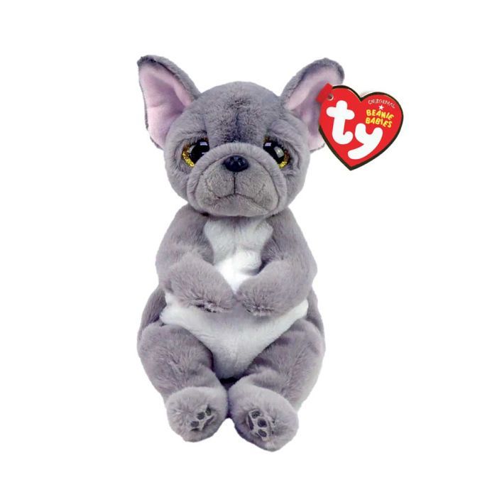 М'яка іграшка Ty Beanie bellies Сірий пес WILFRED 20 см (40596) зображення 3