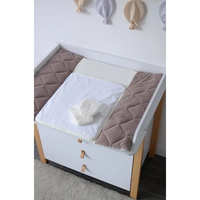 Пеленальный матрасик Верес Velour Mokko 72х80 см (429.8) изображение 3