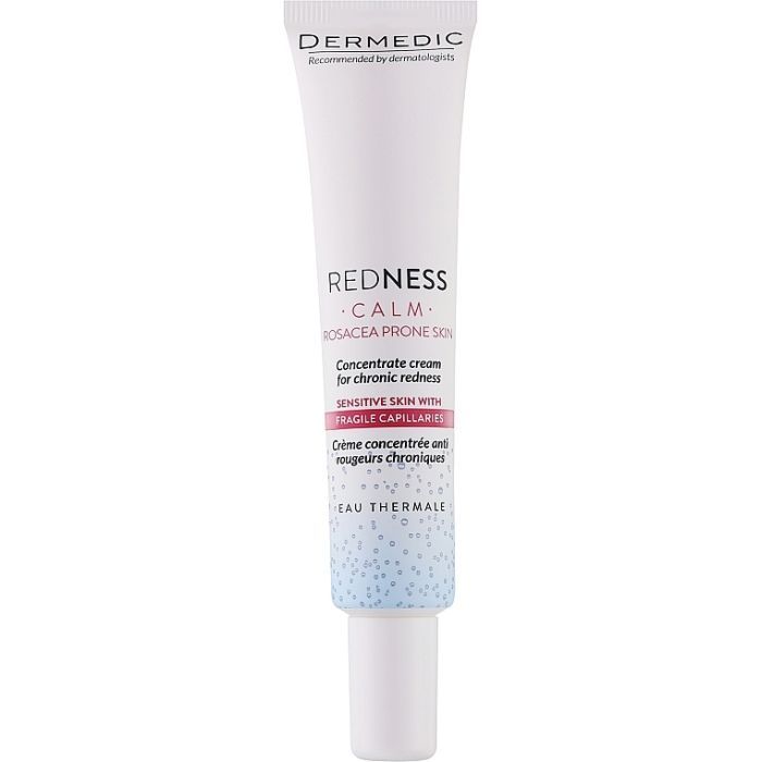 Крем для обличчя Dermedic Redness Calm Крем-концентрат для шкіри з куперозом 40 мл (5901643176501) зображення 2