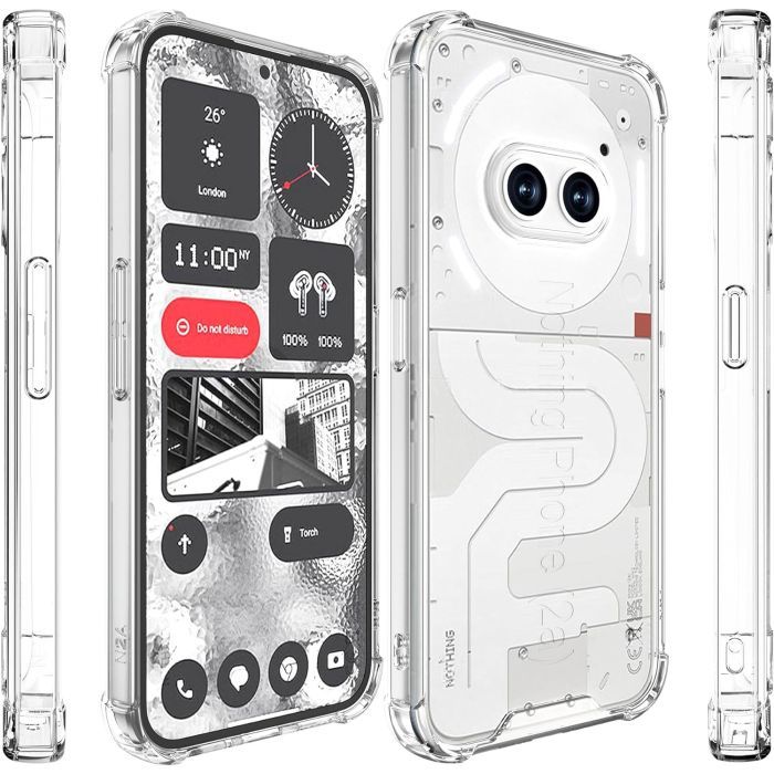 Чохол до мобільного телефона BeCover Anti-Shock Nothing Phone (2a) Clear (711793) зображення 2