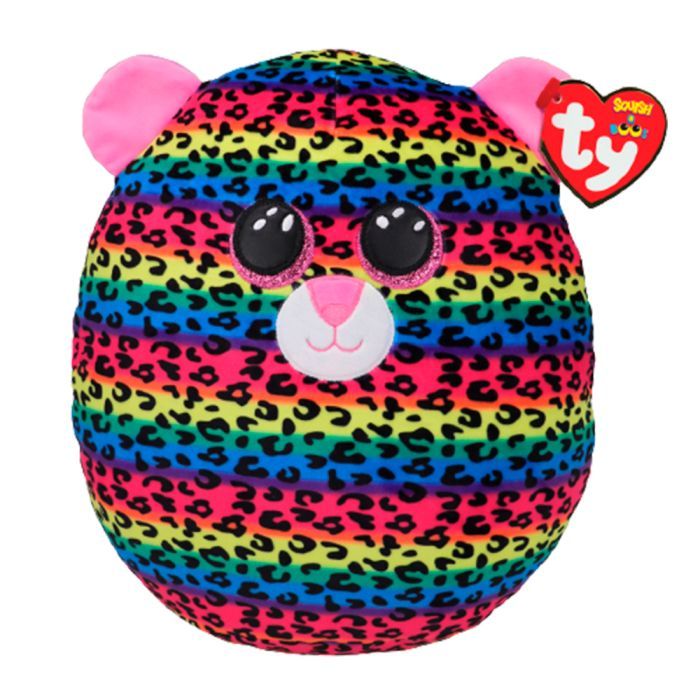 Мягкая игрушка Ty Подушка Squish-a-boos Леопард Dotty 40 см (39186)