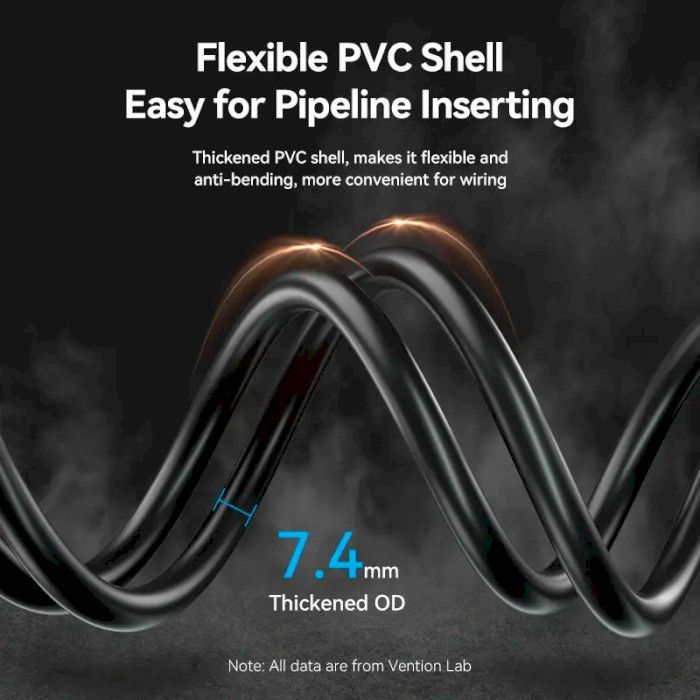 Кабель мультимедийный HDMI M to HDMI F 2.0m V2.0 4K 60Hz PVC Vention (AHCBH) изображение 9