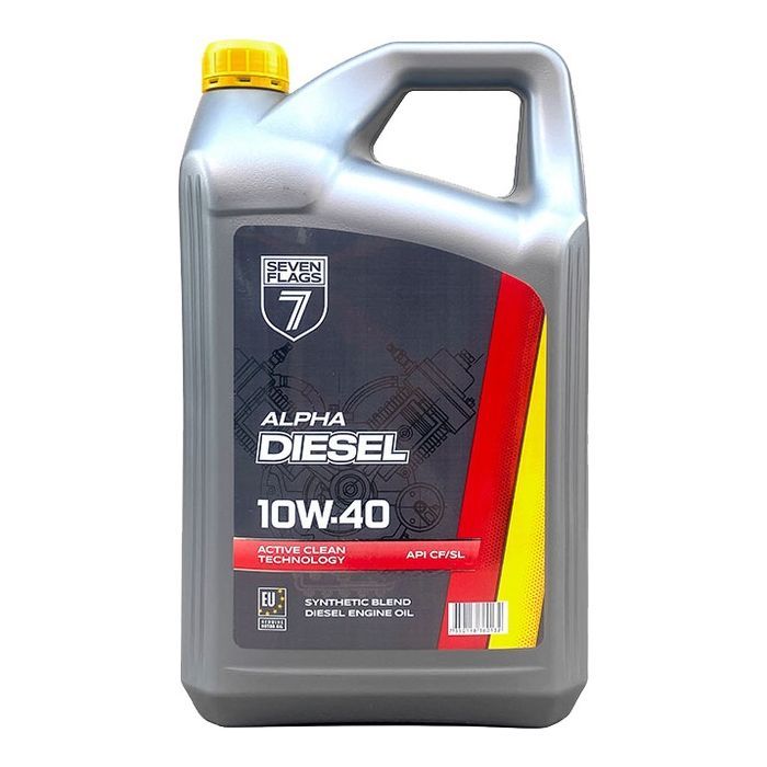 Моторна олива 7FLAGS Alpha DIESEL 10W-40 4,5л