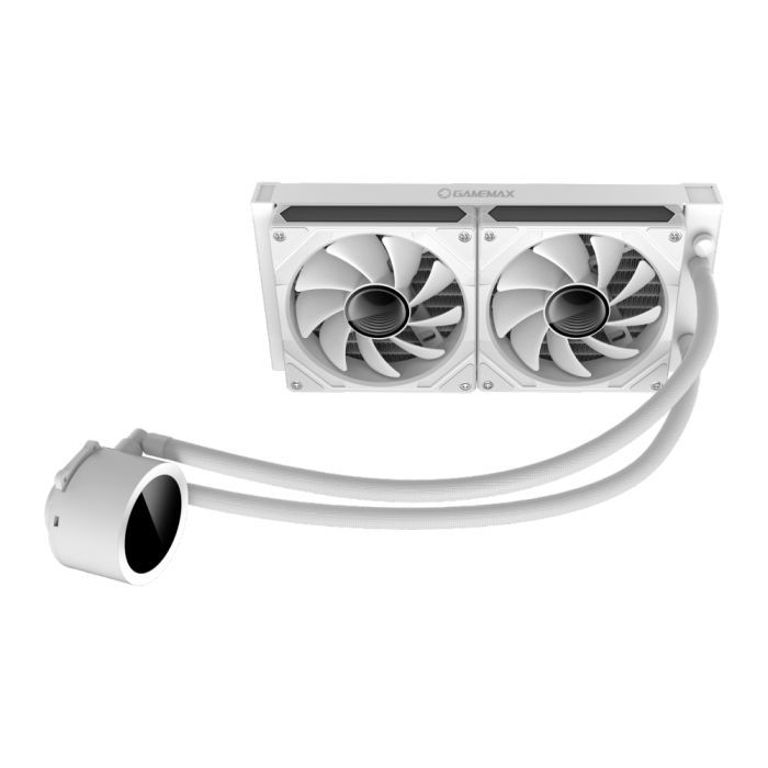Система жидкостного охлаждения Gamemax IceBurg 240 Digital WH изображение 4